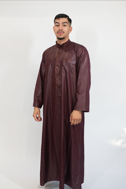 Qamis Prestige rouge bordeaux