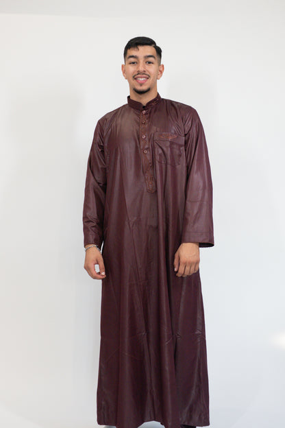 Qamis Prestige rouge bordeaux