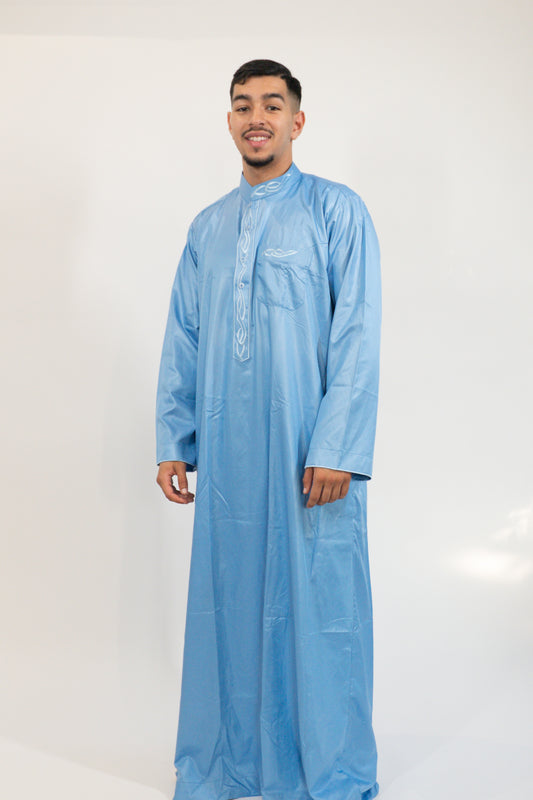 Qamis Prestige bleu