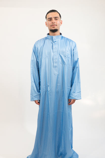 Qamis Corner bleu