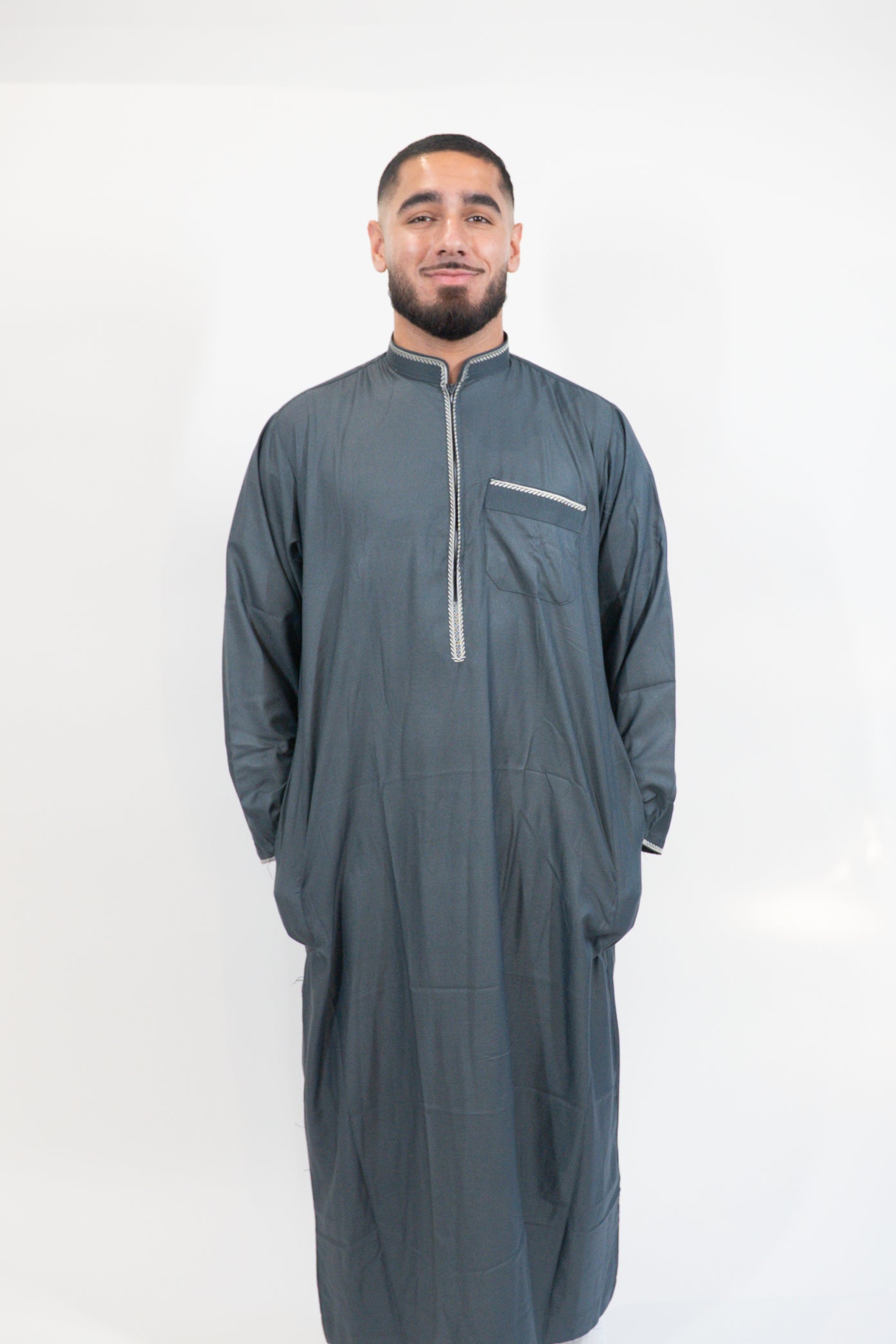 Qamis Layali bleu