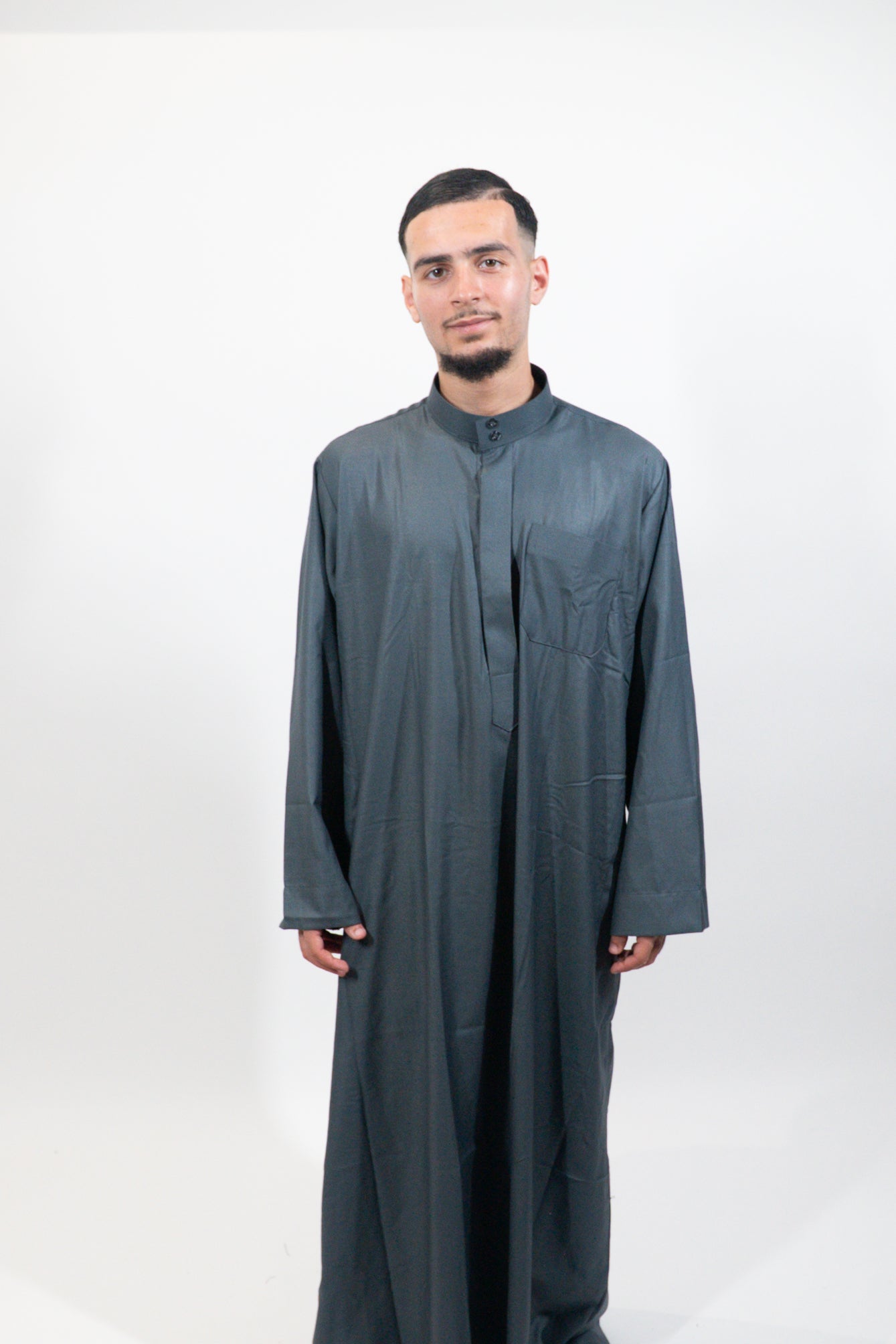 Qamis simple bleu ciel