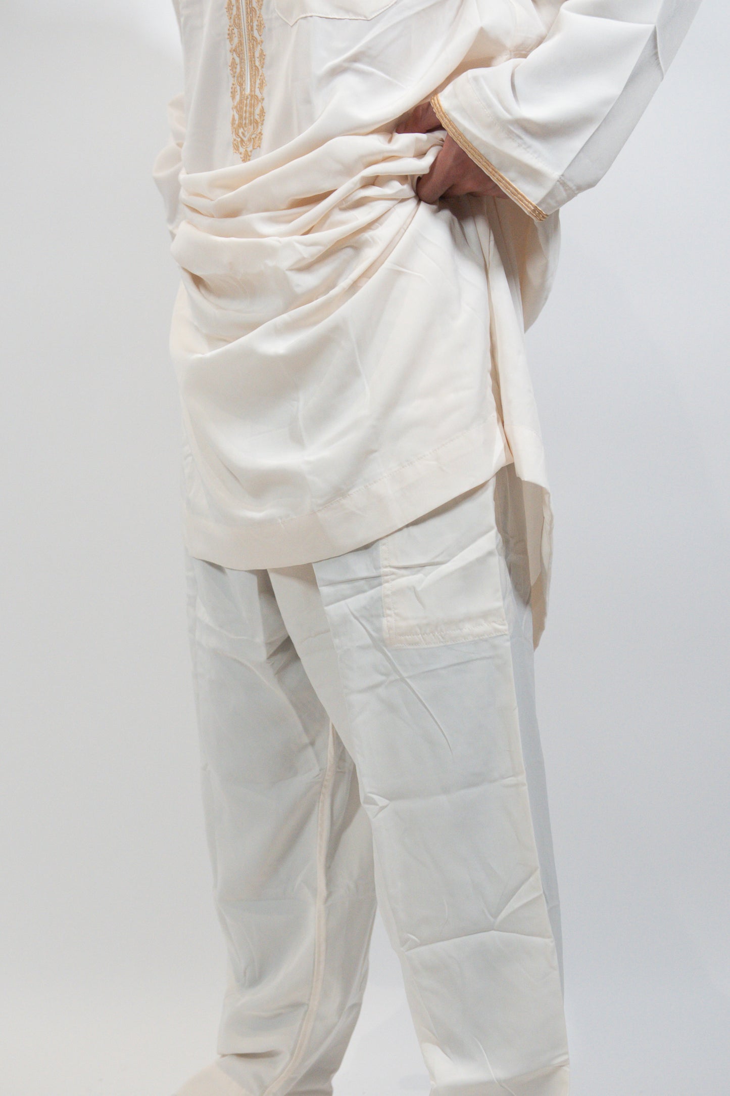 Qamis Maghreb Blanc
