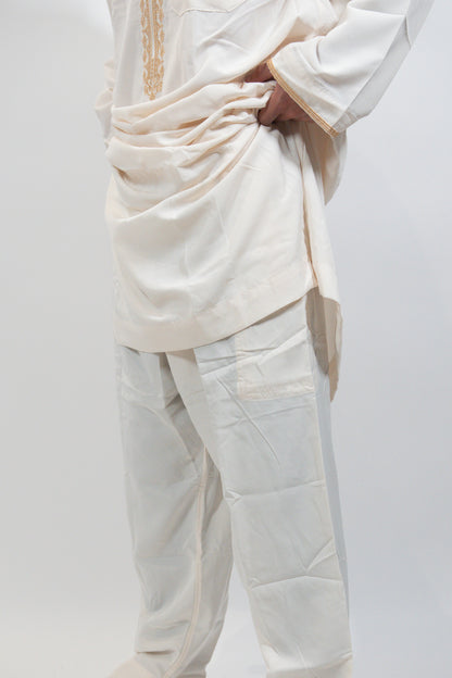 Qamis Maghreb Blanc