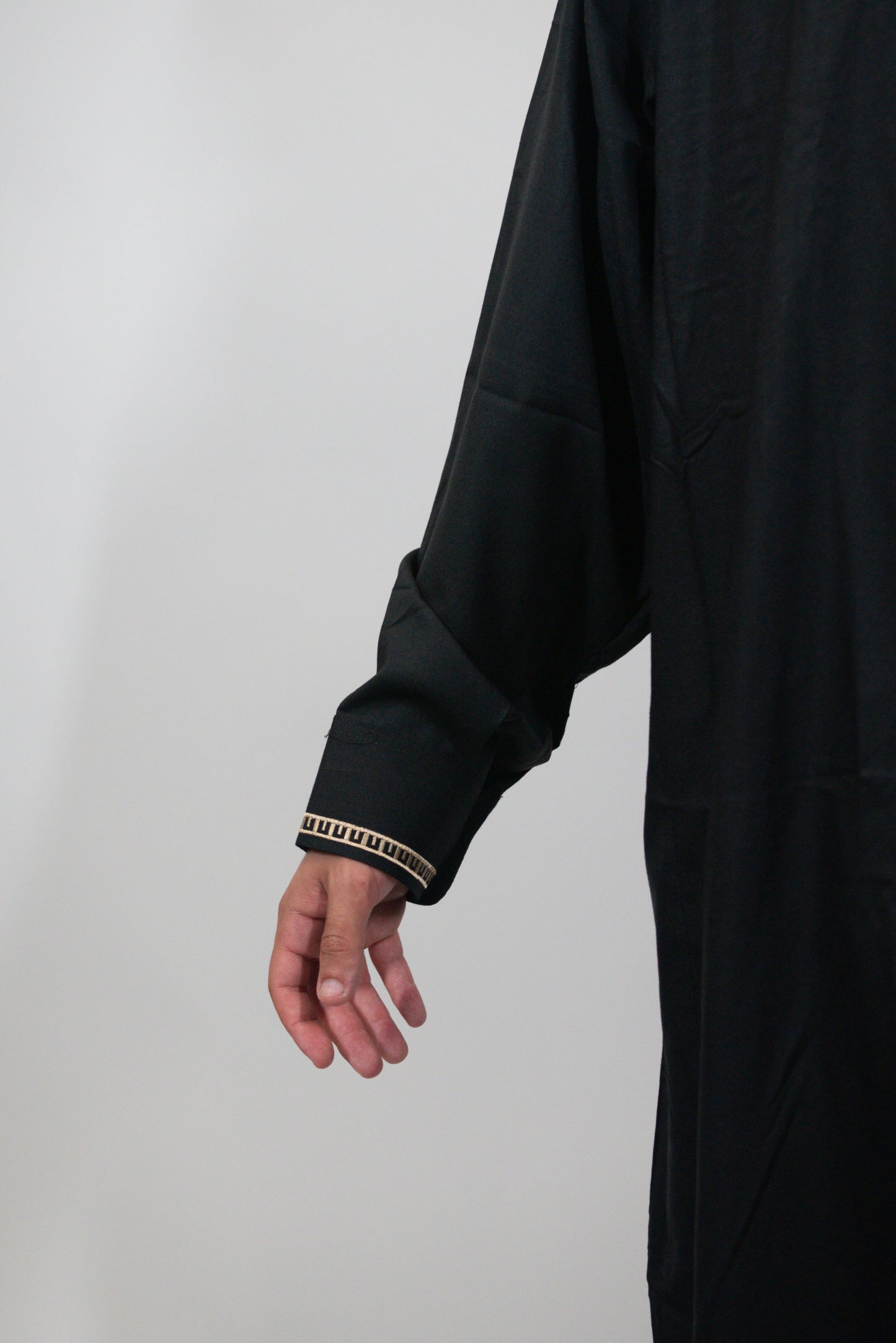 Qamis Maghreb noir