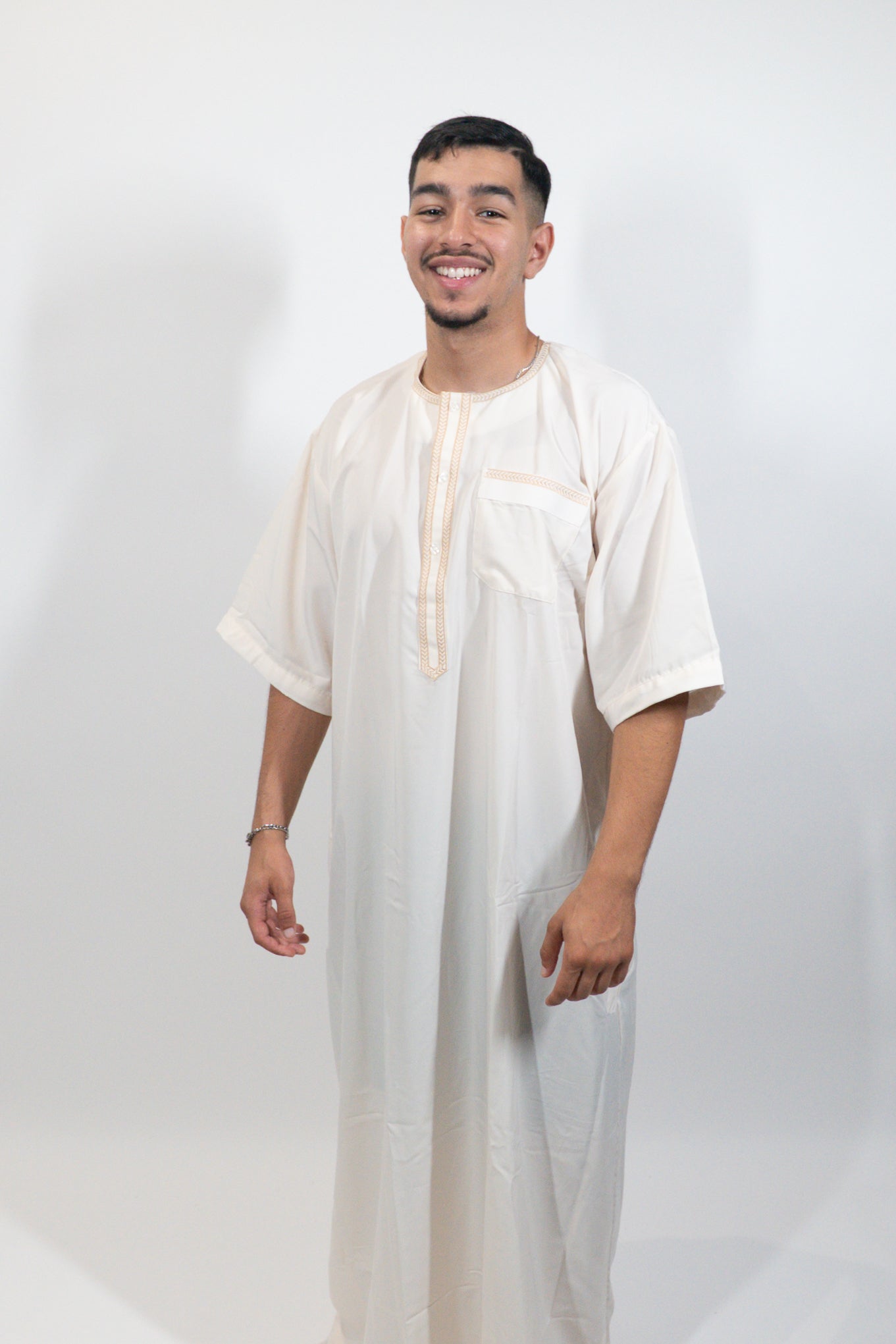 Qamis premium blanc