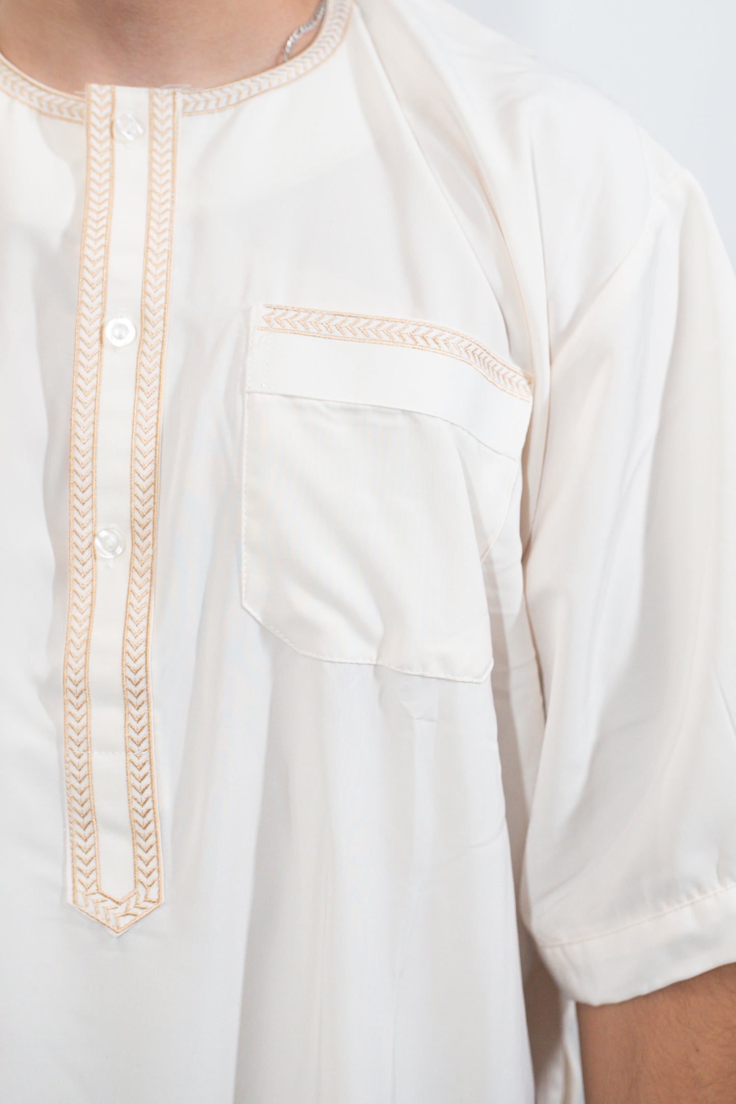 Qamis premium blanc