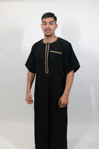 Qamis premium noir