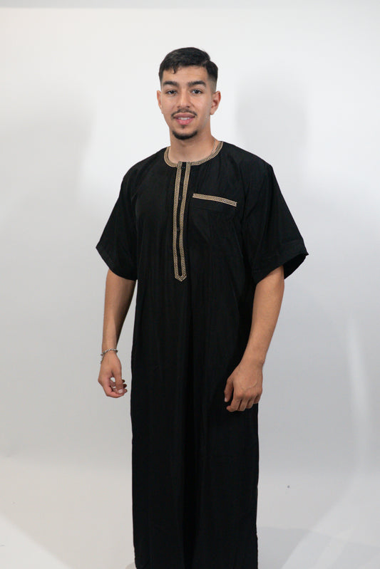Qamis premium noir