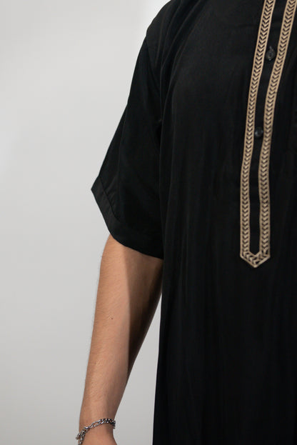Qamis premium noir