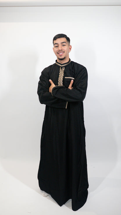 Qamis Muskat noir
