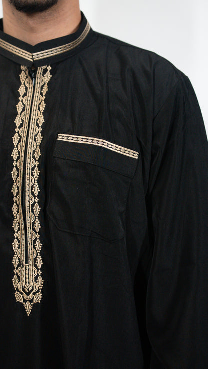 Qamis premium noir